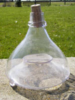 Victorian glass wasp trap